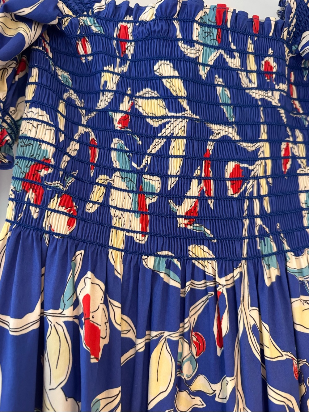 Tory Burch Smocked Painted Roses Dress- Collector’s Item (s) - Picture 11 of 11